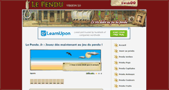 Desktop Screenshot of lependu.fr